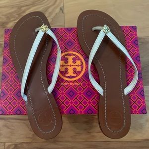 Tory Burch Leather Thong Sandals